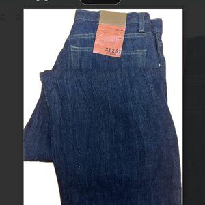 J Crew Mens Regular Fit Straight Leg 32x32 Indigo Wash